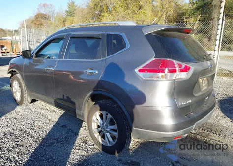 2015 Nissan Rogue Sv z USA, uszkodzony, nr VIN KNMAT2MV8FP515406